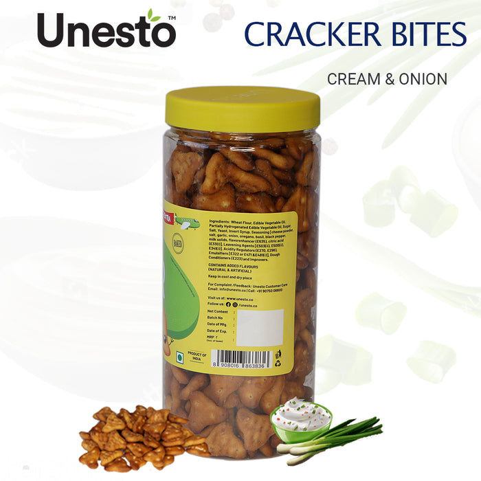 Cream & Onion Cracker Bites